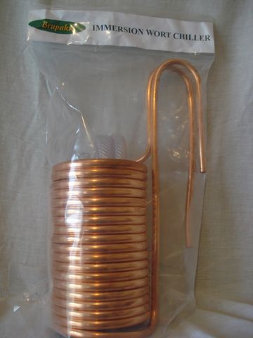 Immersion Wort Chiller - Copper Coil
